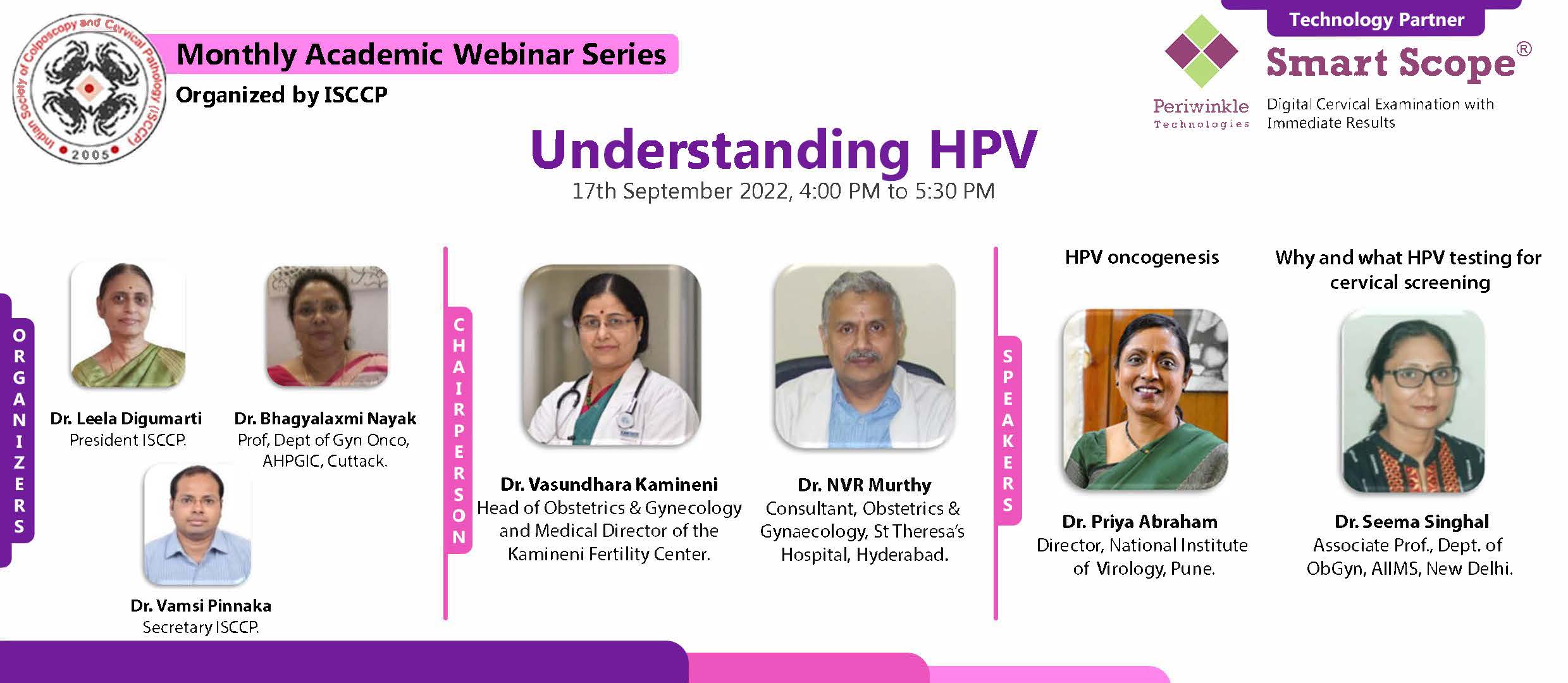 Cervical screening, HPV, Smart Scope, ISCCP